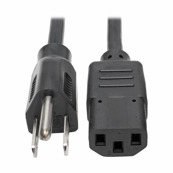 Tripp Lite Standard Computer Power Cord 10A,18AWG (NEMA 5-15P to IEC-320-C13) 3-ft.(P006-003)