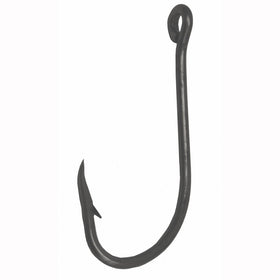 Eagle Claw Plain Shank Offset Hook (Pack of 50), Stainless Steel, Size 3/0
