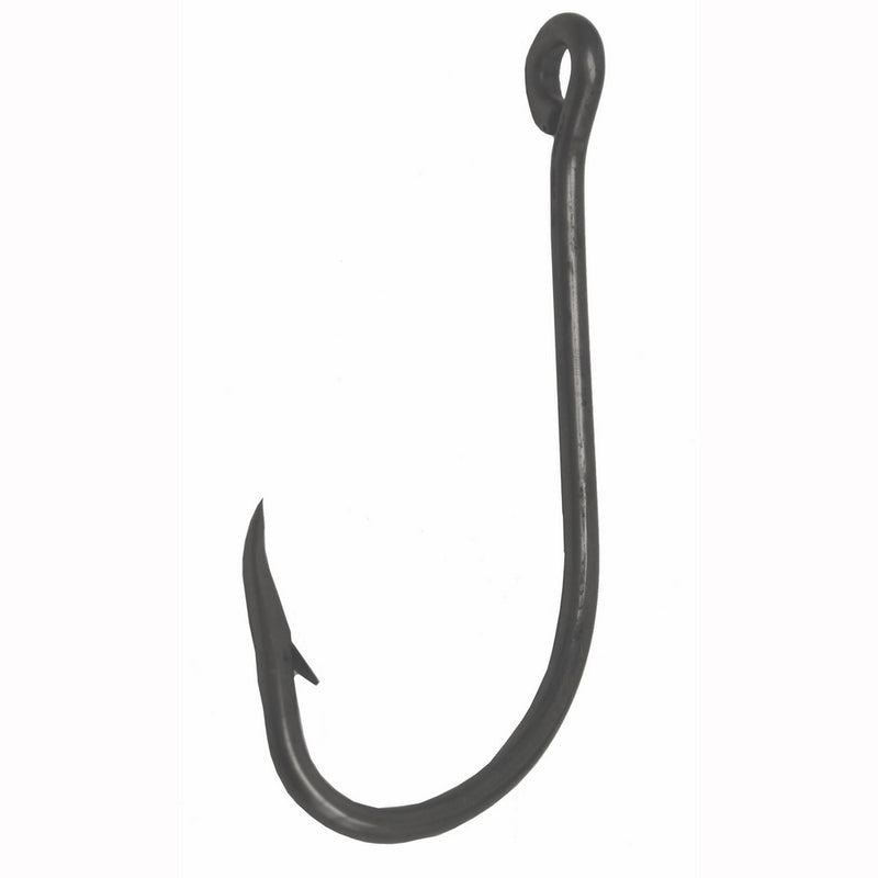 Eagle Claw Plain Shank Offset Hook (Pack of 50), Stainless Steel, Size 3/0