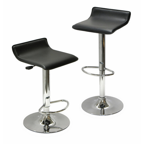 Winsome Wood Air Lift Adjustable Stools, Set of 2