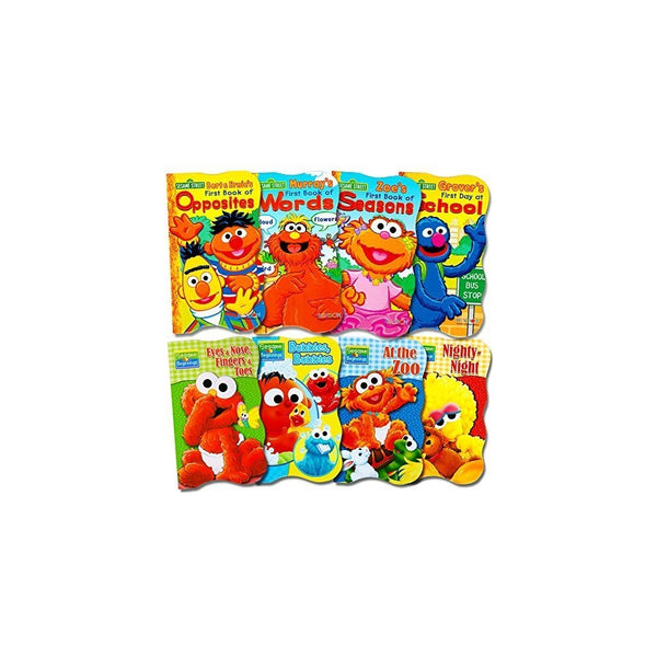 Sesame Street Ultimate Board Books Set For Kids Toddlers -- Pack of 8 Board Books