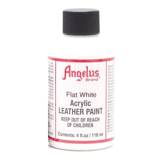 Angelus Leather Paint 4 Oz Flat White