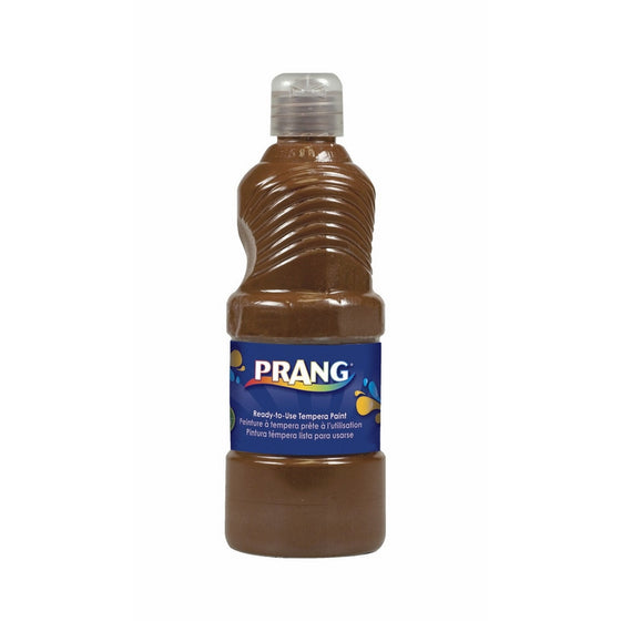 Prang Ready-to-Use Liquid Tempera Paint, 16-Ounce Bottle, Brown (21607)