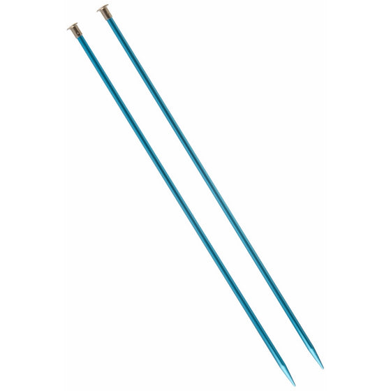 Boye 14-Inch Aluminum Single Point Knitting Needles, Size 10