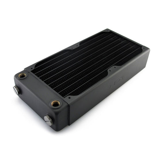 XSPC RX240 Radiator V3, 120mm x 2, Dual Fan, Black