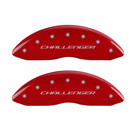 MGP Caliper Covers 12181SCLBRD Caliper Cover with Red Powder Coat Finish, (Set of 4)