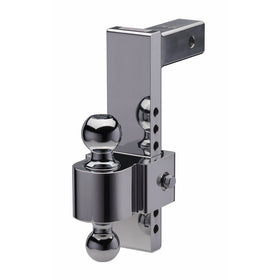 Fastway FLASH 42-00-2900 E Series Adjustable Aluminum Ball Mount with 10 Inch Drop and 2 Inch Shank