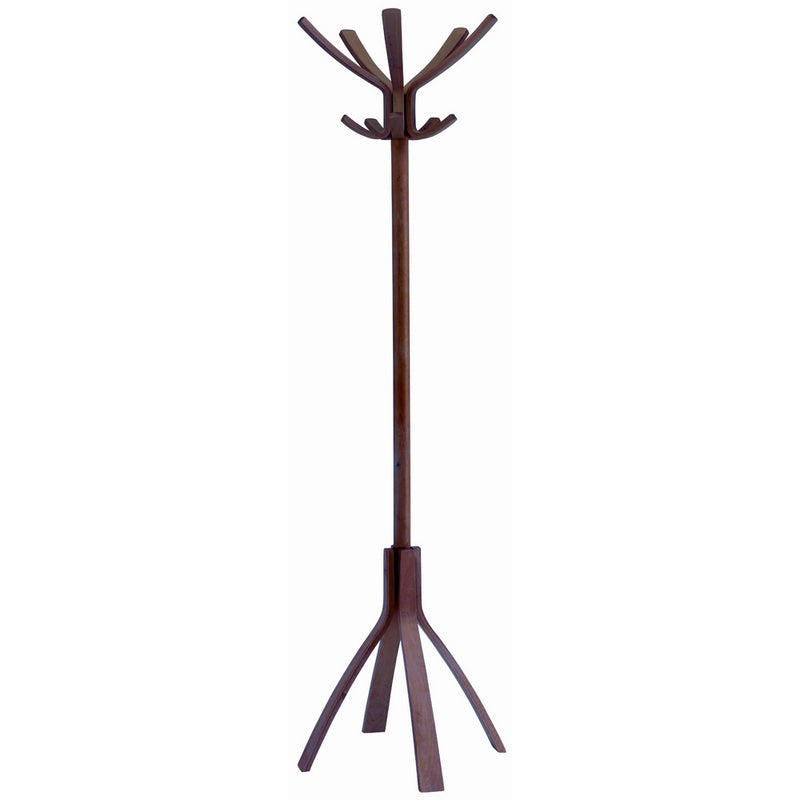 Alba Wooden Cafe Coat Stand, Espresso Brown (PMCAFE)