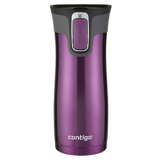 Contigo AUTOSEAL West Loop Stainless Steel Travel Mug, 16 oz, Radiant Orchid