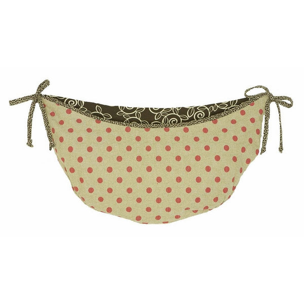 Cotton Tale Designs Raspberry Dot Toy Bag