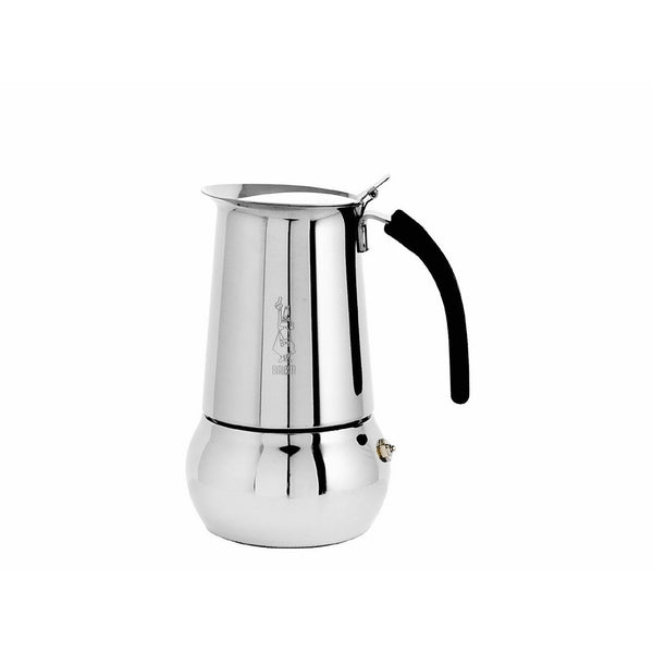 Bialetti 06661 Kitty Espresso Coffee Maker, Stainless Steel, 6 cup