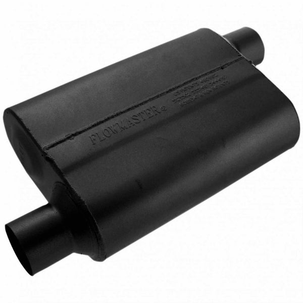 Flowmaster 42543 40 Series Muffler - 2.50 Offset IN/2.50 Offset OUT - Aggressive Sound