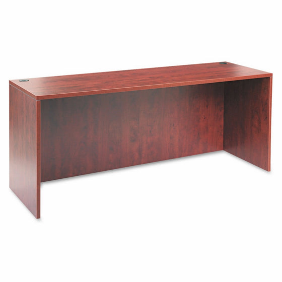 Alera VA257224MC Valencia Series 72 by 24 by 29-12-Inch Credenza Shell, Medium Cherry Frame/Top