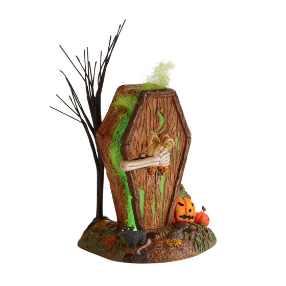 Department 56 Accessories for Villages Halloween Dying to Get in Outhouse Accessory Figurine