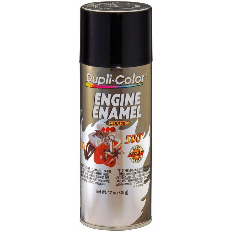 Dupli-Color EDE161307 Ceramic Gloss Black Engine Paint - 12 oz.