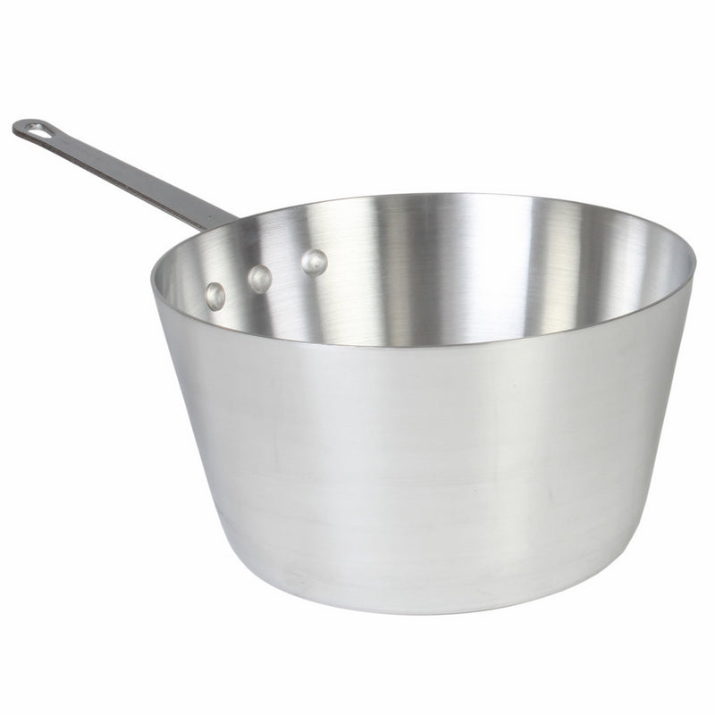 Thunder Group 3.75 Quart Aluminum Sauce Pans, Mirror Finish