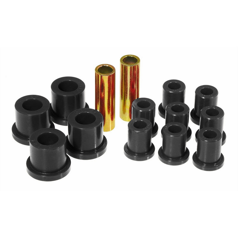 Prothane 4-1002-BL Black Rear Spring Eye and Shackle Bushing Kit