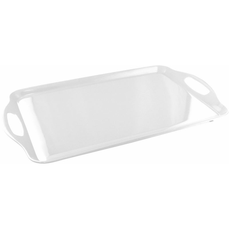 Calypso Basics by Reston Lloyd Melamine Rectangular Tray, White