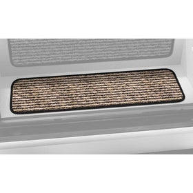 Prest-O-Fit 5-0093 Decorian Step Huggers For RV Landings Peppercorn Black 6 In. x 23.5 In.