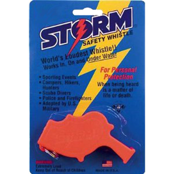 Safety Whistle - The All Weather Whistle - Storm Survival Crime Whistle - Easy to Hold and Extremely Loud