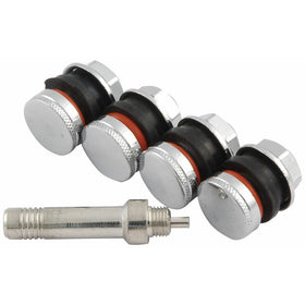 Allstar ALL44137 Steel Flush Mount Style Valve Stem, (Pack of 4)