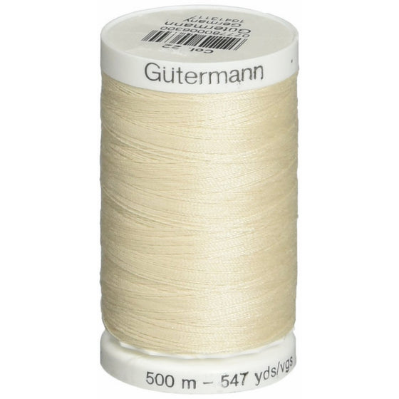 Gutermann Sew-All Thread 547 Yards-Eggshell