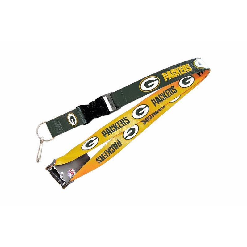 aminco NFL Green Bay Packers Reversible Lanyard