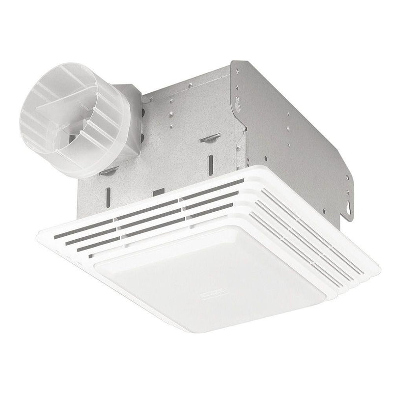 Broan 678 Ventilation Fan and Light Combination, 50 CFM and 2.5-Sones