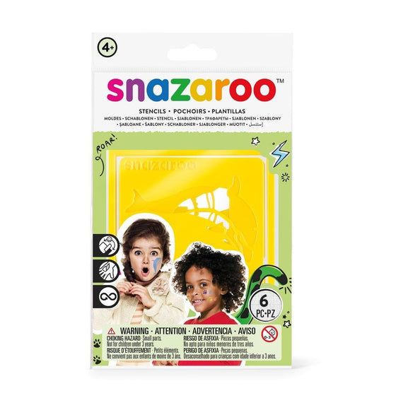 Snazaroo Rainbow Stencils - Set of 6