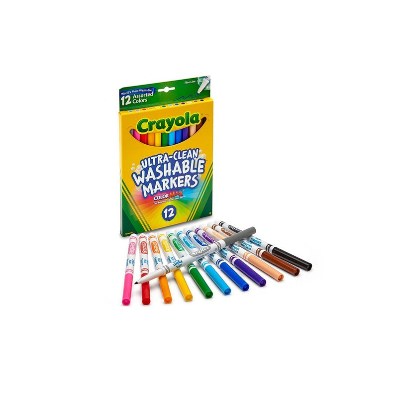 Crayola 12 Ct Fine Washable Markers