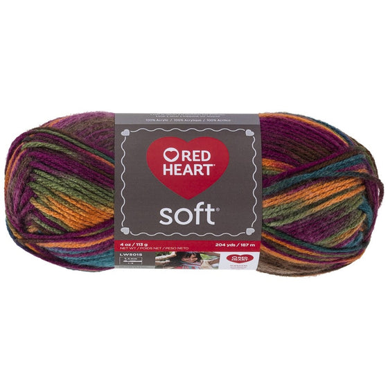 Red HeartSoft Yarn, Jeweltone