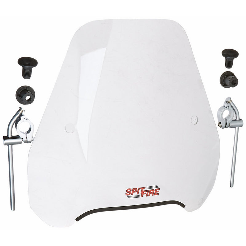 Slipstreamer S-06-CHR-C Motorcycle Windshield, Clear