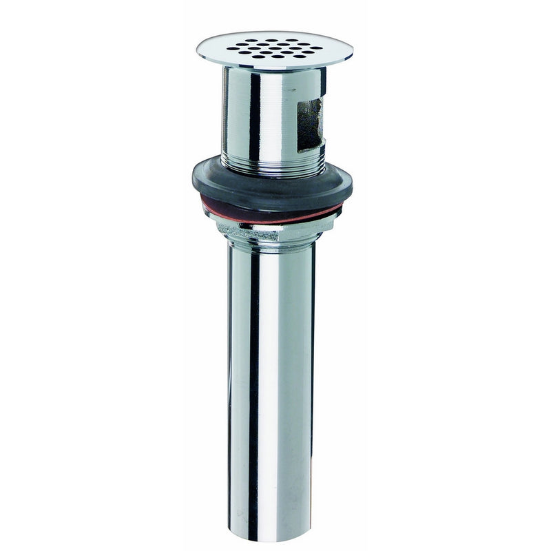 Plumb Pak PP856-80PC Pop-Out Plug with Open Grid Strainer with 4-1/2" Tailpiece, 1-1/4 x 6"