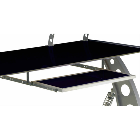 Pitstop Furniture KPT300B Black GT Spoiler Desk Pull-Out Keyboard Tray