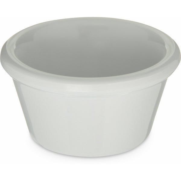 Carlisle 085202 Melamine Smooth Ramekin, 2 oz. Capacity, White (Case of 72)