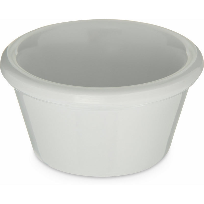 Carlisle 085202 Melamine Smooth Ramekin, 2 oz. Capacity, White (Case of 72)