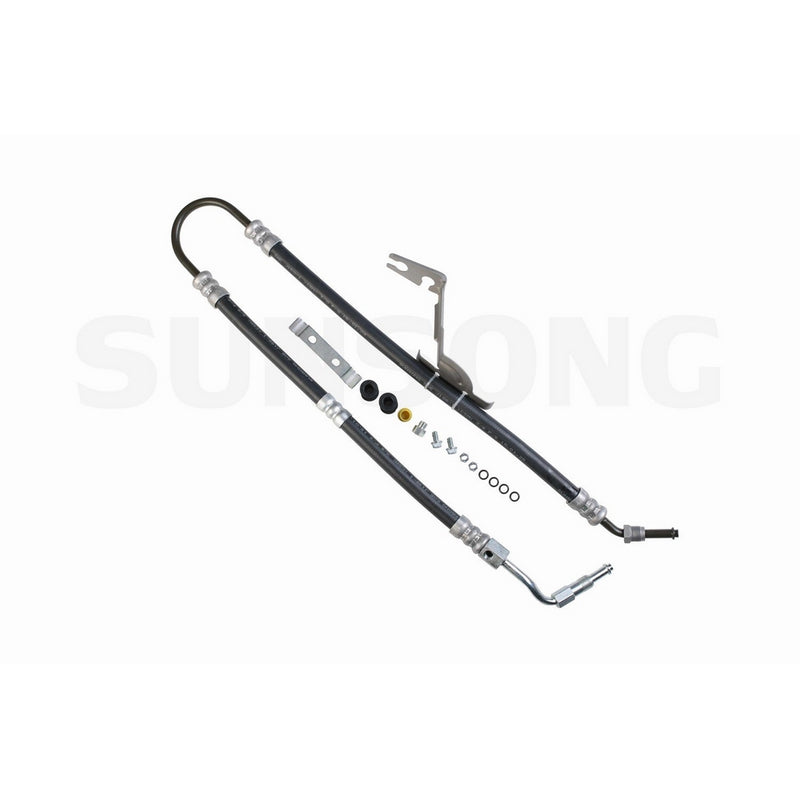 Sunsong 3401393 Power Steering Pressure Hose Assembly (Jeep)