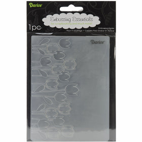 Darice Spring Flowers Embossing Folder, 4 .25 by 5.75-Inch