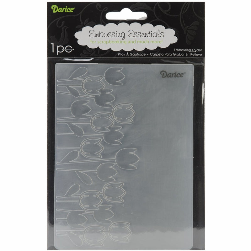 Darice Spring Flowers Embossing Folder, 4 .25 by 5.75-Inch