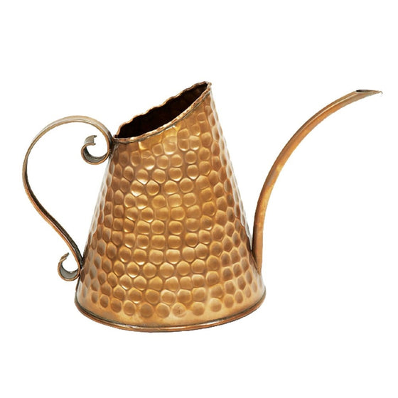 Achla Designs Dainty Hammered Copper Watering Can, 3 pint