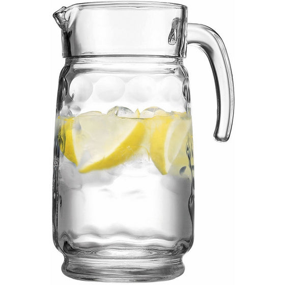 HOME ESSENTIALS ECLIPSE 66 OZ GLASS WATER PITCHER