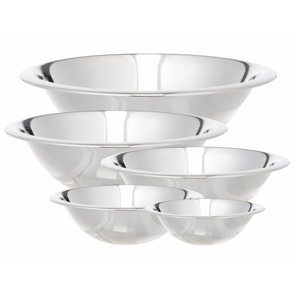 Cook Pro 717 5-Piece Stainless Steel Mixing Bowl Set