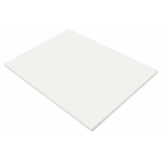 Pacon SunWorks Construction Paper, 18" x 24", 50-Count, White (9217)