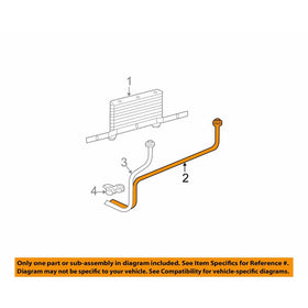 General Motors 15809057, Auto Trans Oil Cooler Hose