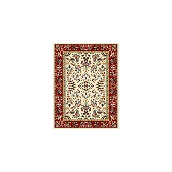 Safavieh Lyndhurst Collection LNH331A Ivory and Red Area Rug, 4 feet by 6 feet (4' x 6')