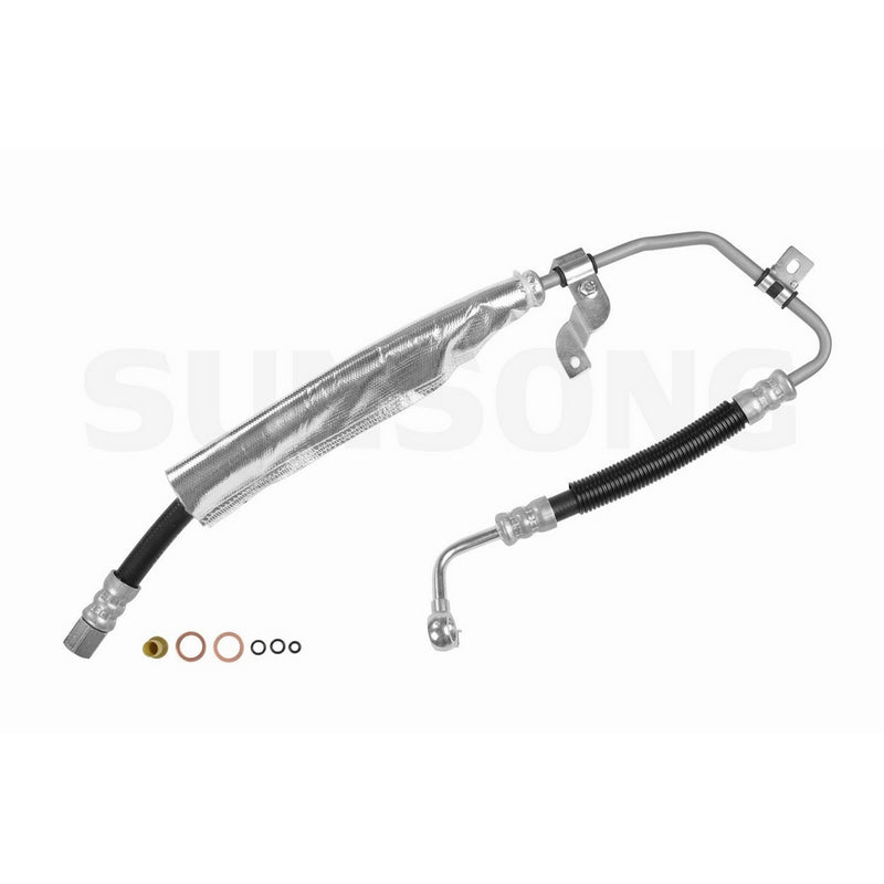 Sunsong 3401185 Power Steering Pressure Hose Assembly (Lexus, Toyota)