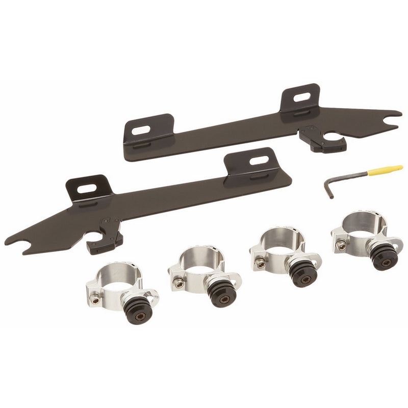 Memphis Shades MEK1930 Black Plate-Only Hardware Kit (fits Victory Vegas Models 2004 - 2013)