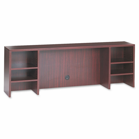 Alera VA267212MY Valencia Series 72 by 12 by 24-Inch Organizer Hutch, Mahogany