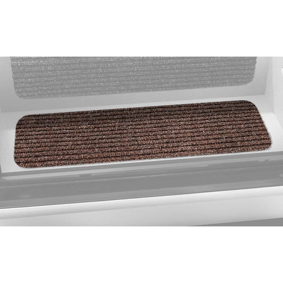 Prest-O-Fit 5-1091 Decorian Step Huggers For RV Landings Sierra Brown 8 In. x 23.5 In.