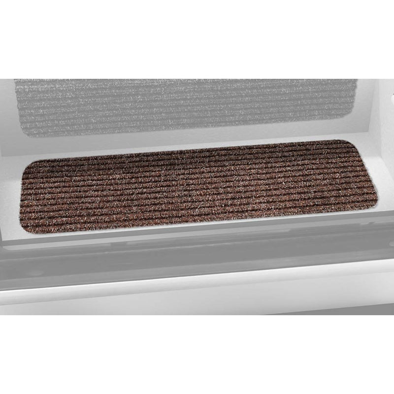 Prest-O-Fit 5-1091 Decorian Step Huggers For RV Landings Sierra Brown 8 In. x 23.5 In.